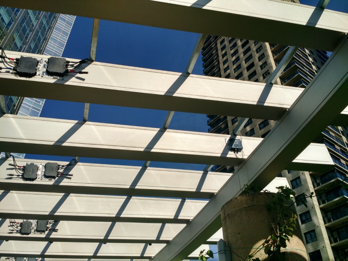 PÉRGOLA SOLAR PUERTO MADERO